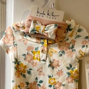 Nicole Miller baby girl matching set 3-6 months